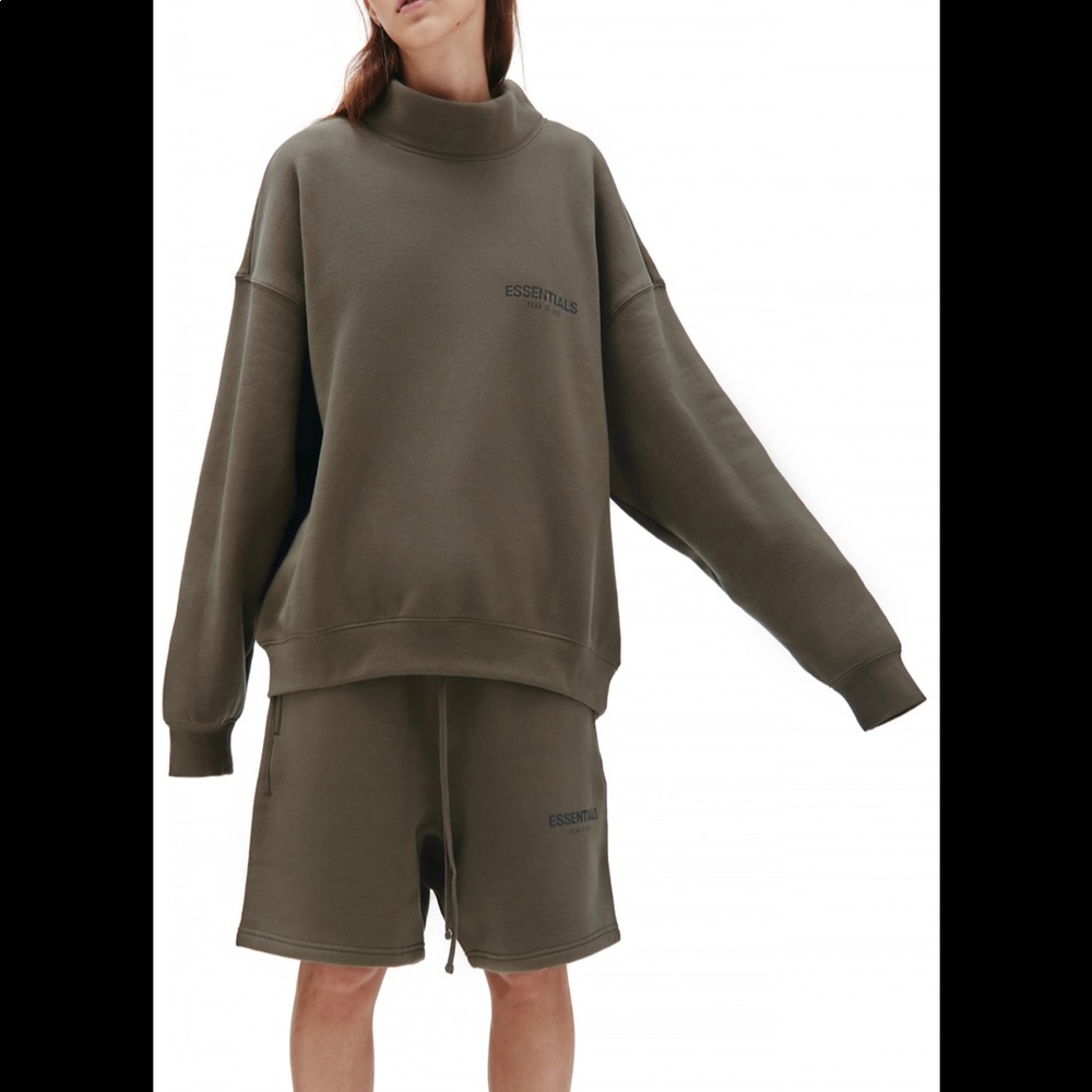 Essentials mock neck sweater